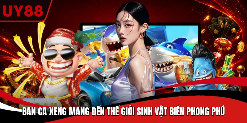 Ban ca xeng mang đến thế giới sinh vật biển phong phú